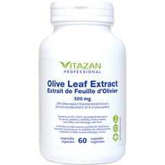 Olive Leaf Extract (500 mg · 20% Oleuropein Standardized Extract)