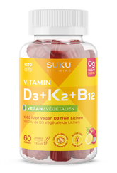 Vitamine D3+K2+B12