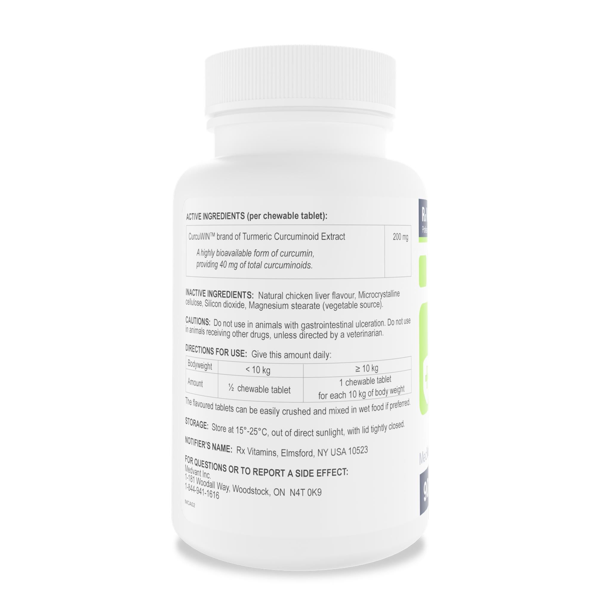 Rx Vitamins Rx CurcuWIN comprimés à croquer - 90 comprimés à croquer