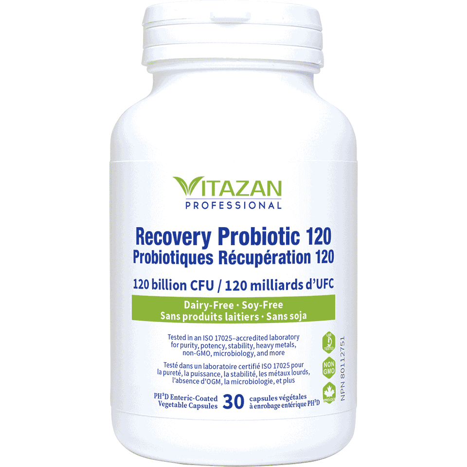 Recovery Probiotic 120
 Now dairy-free and soy-free!
