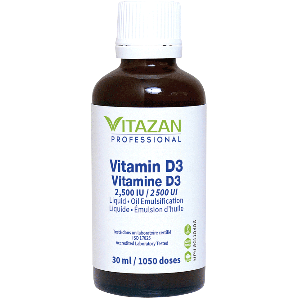 Vitamin D3 (2,500 IU per Drop · Liquid)