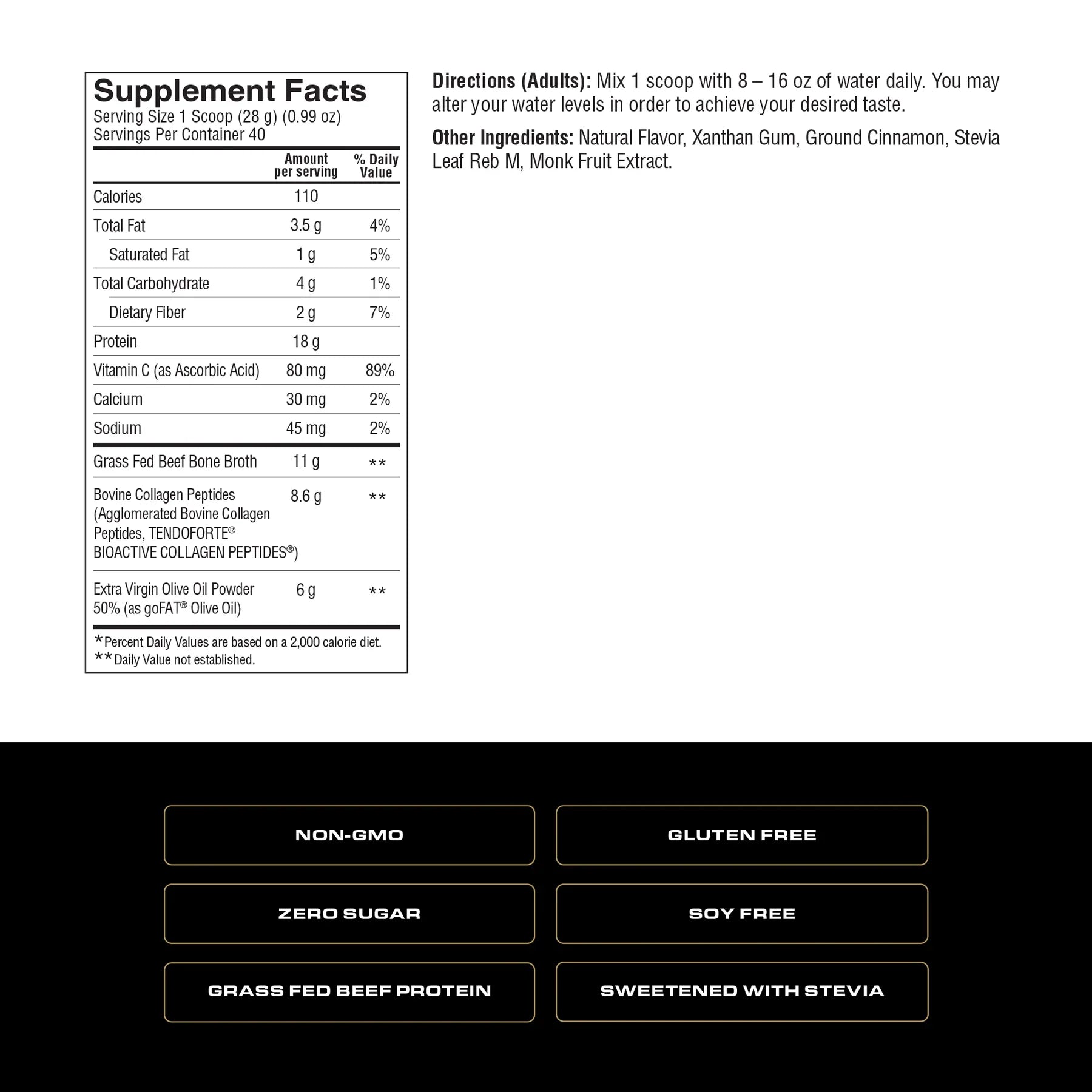 Grass Fed Beef Protein