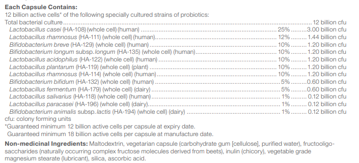 Probiotic-Pro12 · 12 Milliards