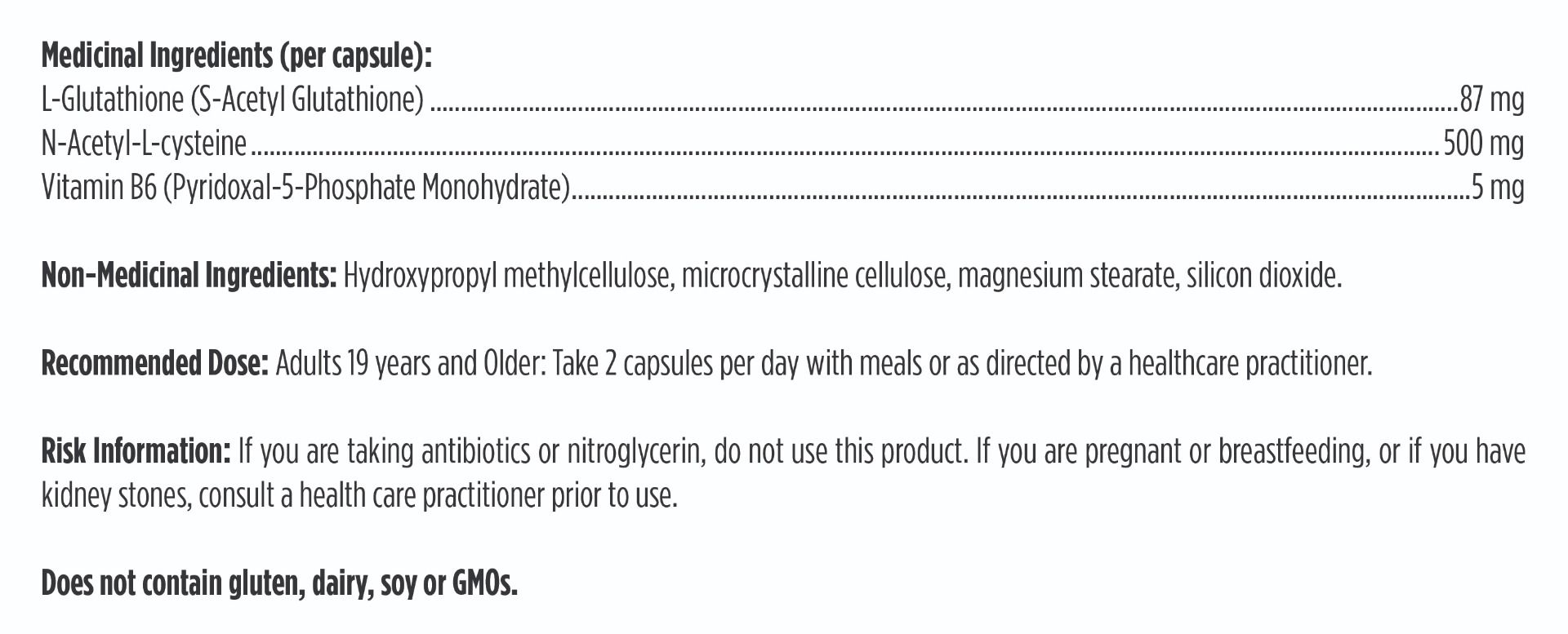 S-Acetyl Glutathione Synergy