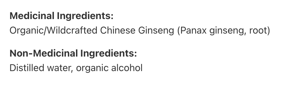 Ginseng chinois