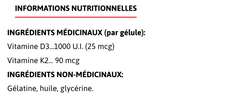 Vitamin D3+K2